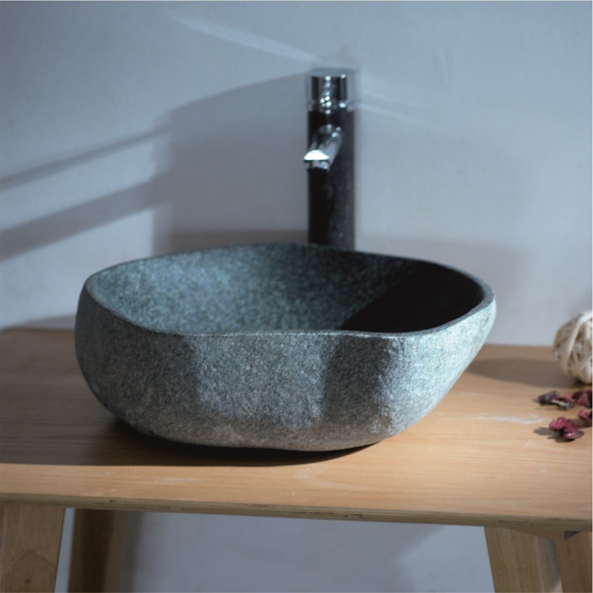 Умивалник за плот от речен камък Inter Ceramic Pietra 6015