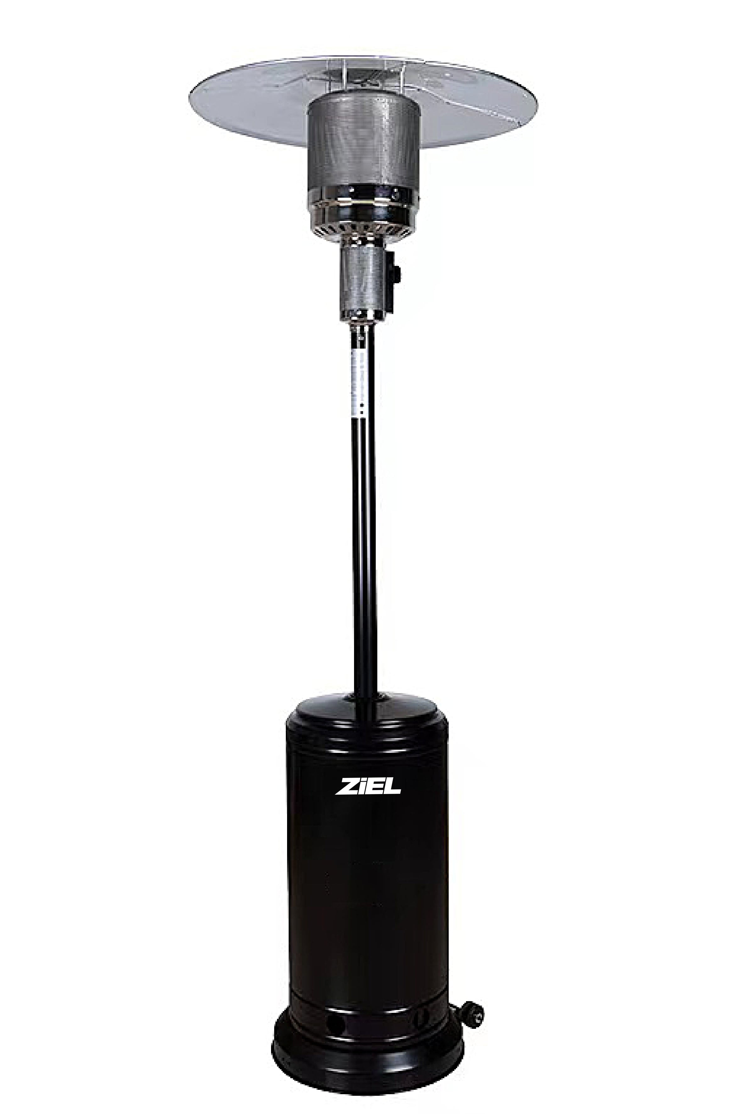 Външен газов отоплител тип Гъба Ziel HSS-A(PC) черна 13 KW