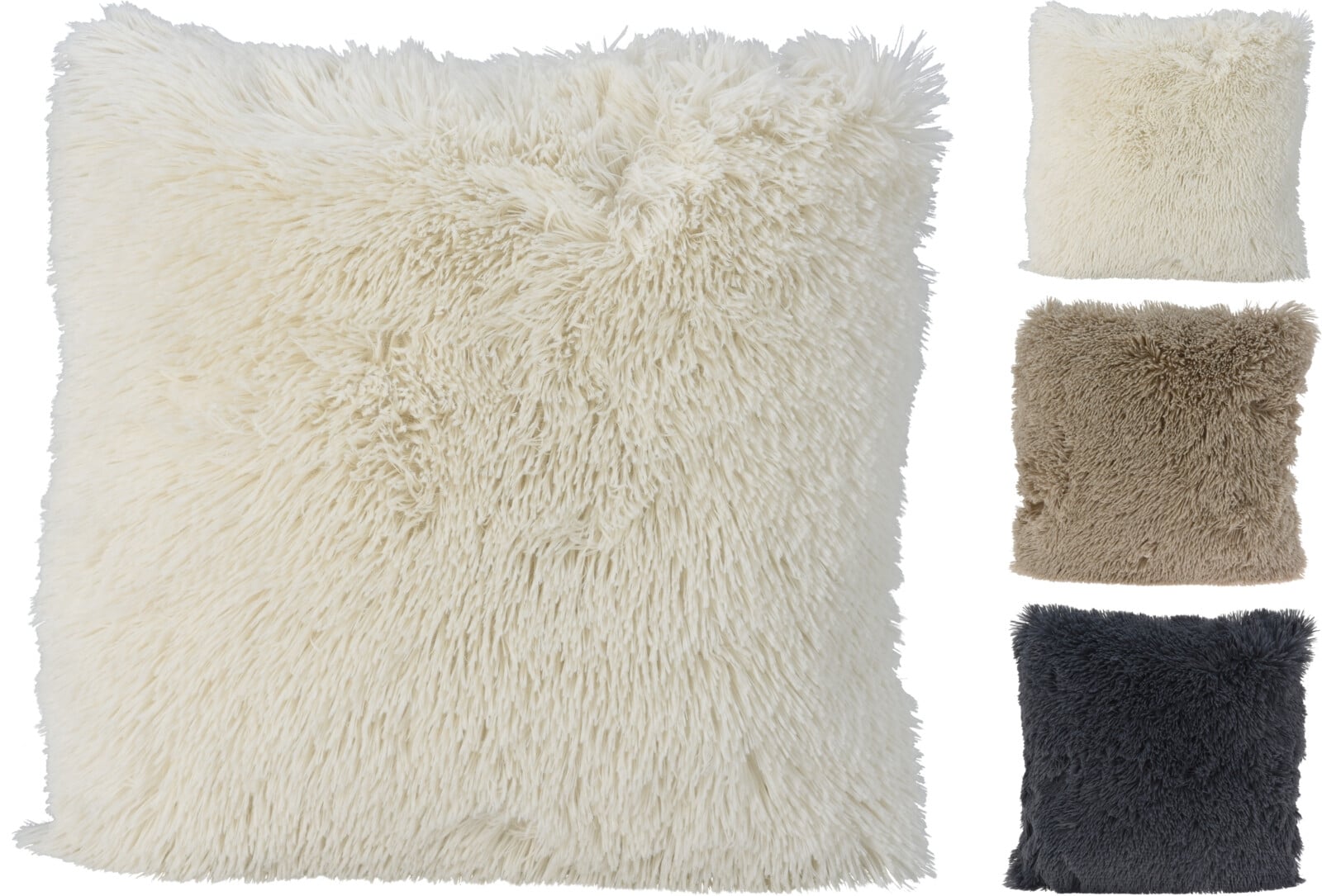 Възглавница с цип Плюш 45 х 45 см микс