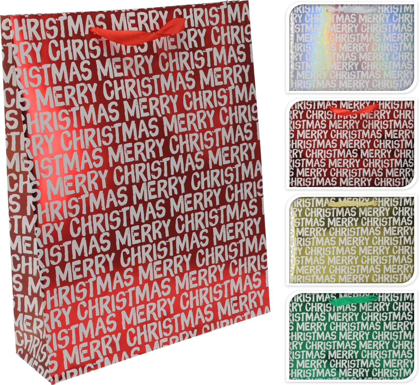 Коледна торбичка Christmas М 25 х 8,5 х 34,5 см микс