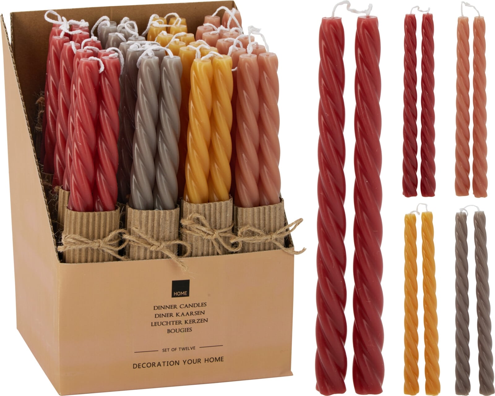 Комплект свещи Спирала 2 броя микс