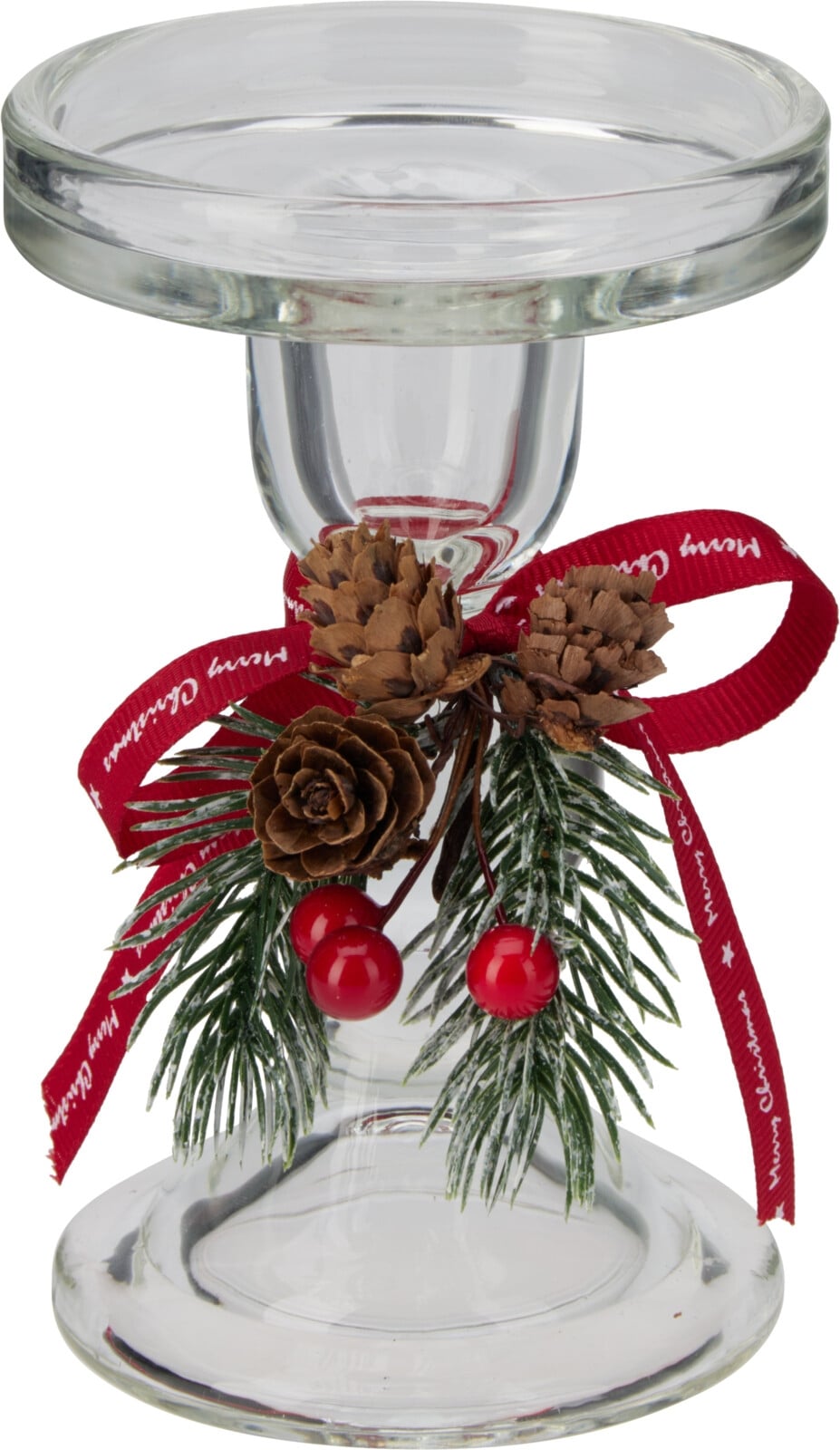 Коледен свещник Red Ribbon ø 8,5 х 13,5 см