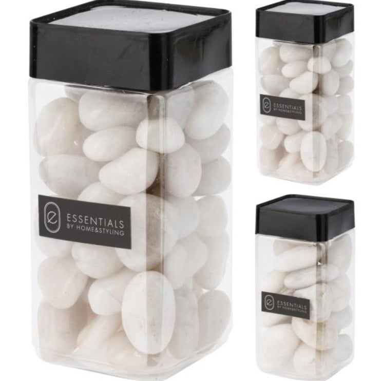 Камъчета за декорация 850г бели