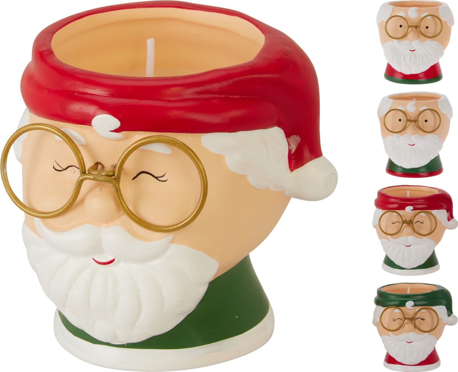 Коледна свещ Santa микс