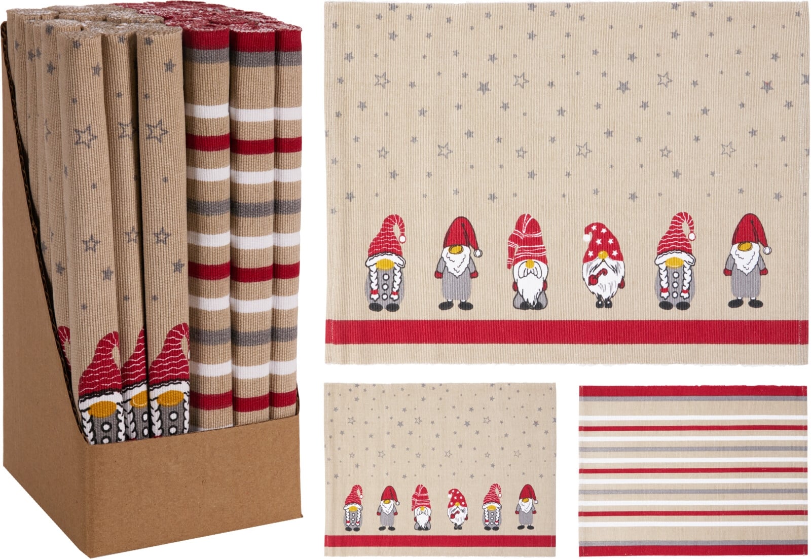 Коледна подложка за хранене Gnome 33 х 48 см