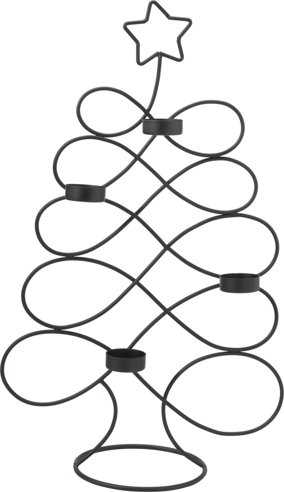 Коледен свещник Tree за 4 броя свещи