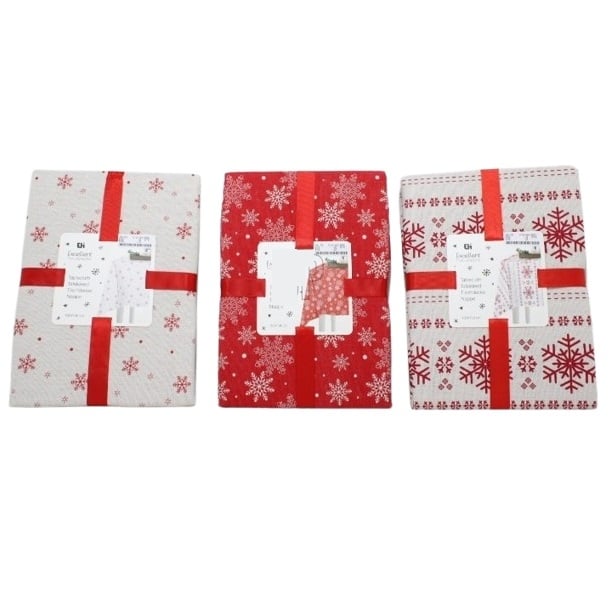 Коледна покривка Snowflake 130 х 180 см микс