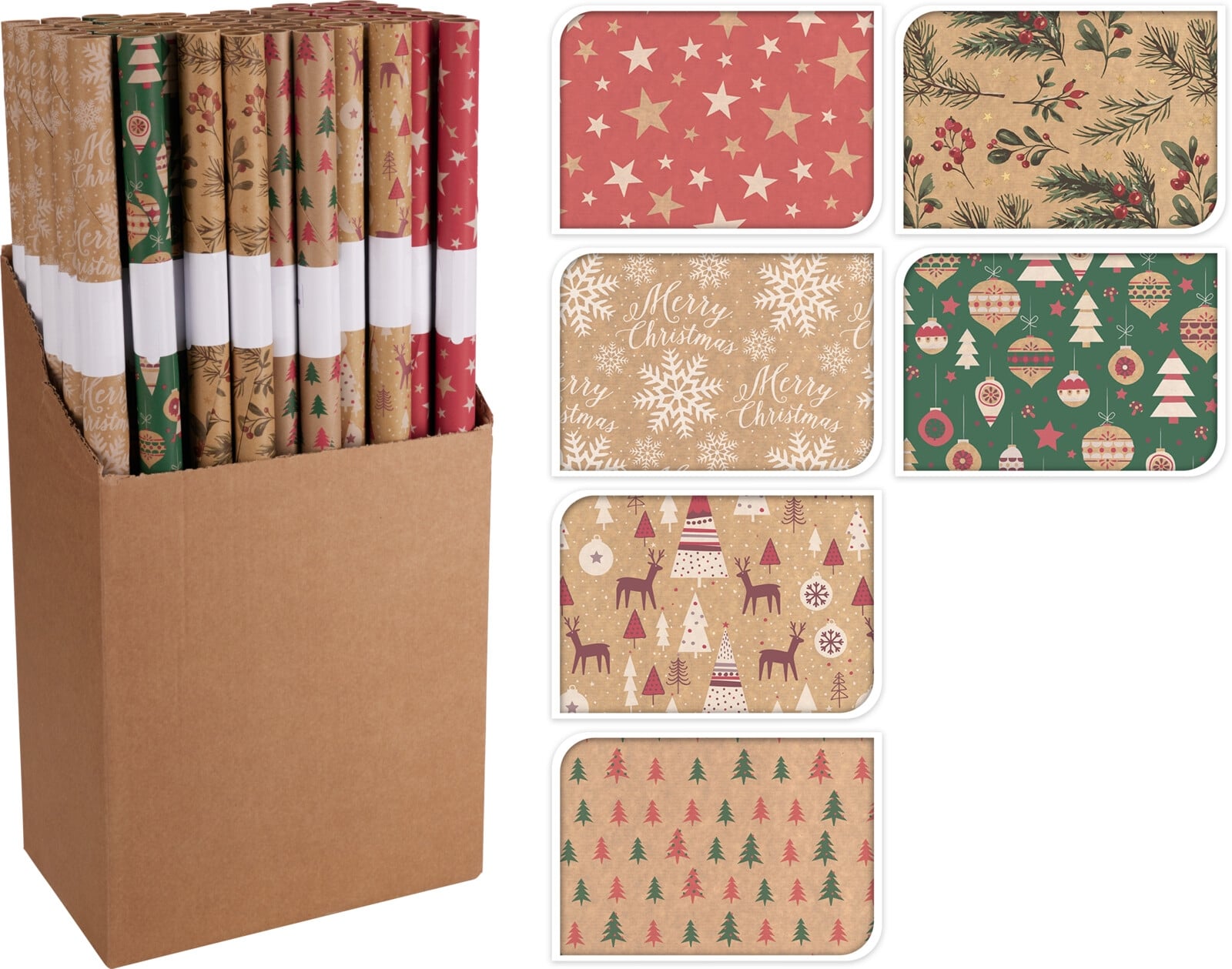 Хартия за опаковане Craft 70 х 200 см микс