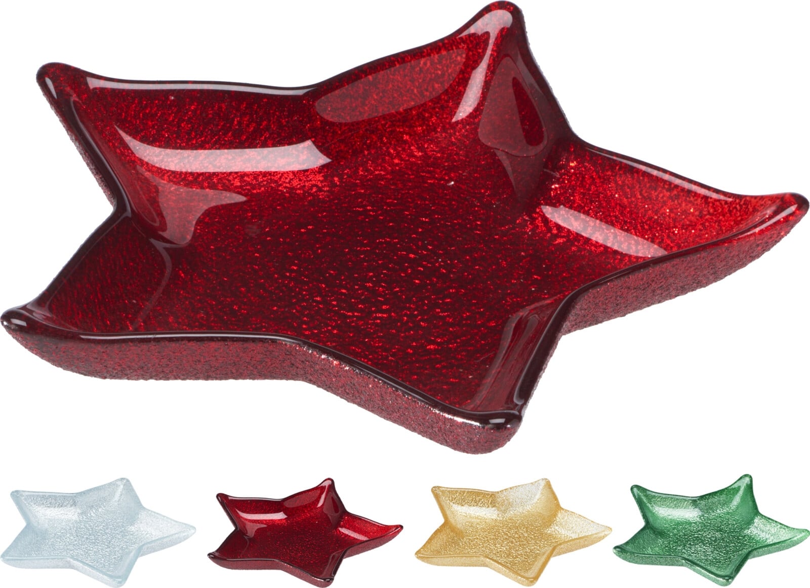 Коледна чиния Star ø 15 см микс