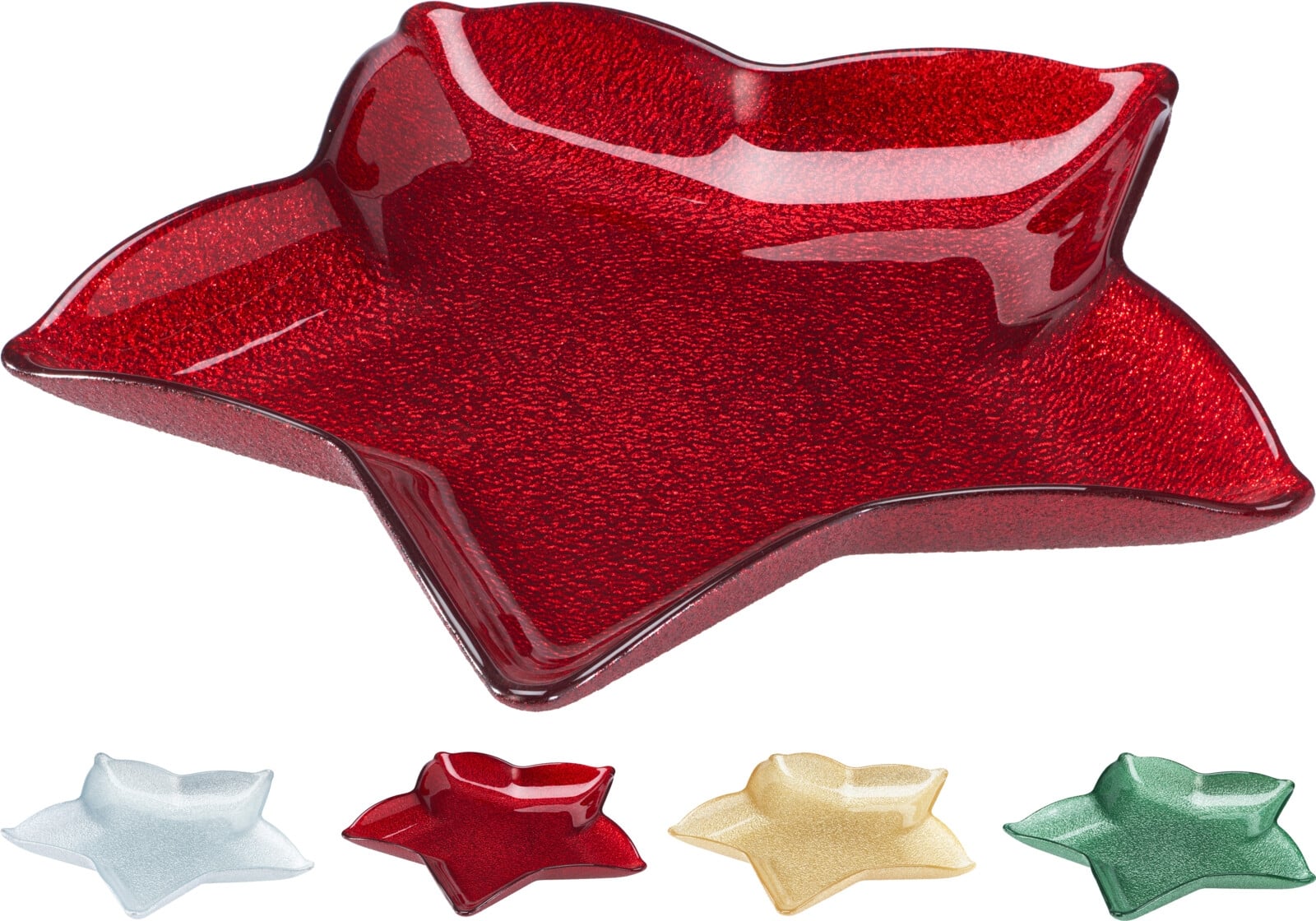 Коледна чиния Star ø 30 см микс