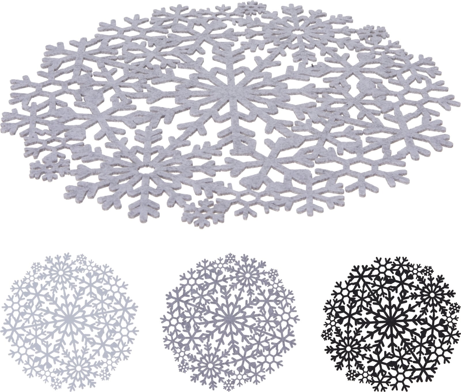 Коледна подложка за хранене Snowflake ø 37 см микс