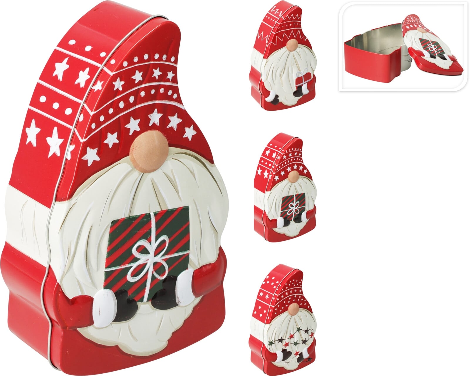 Коледна кутия за съхранение Gnome 20 х 10 х 7 см микс