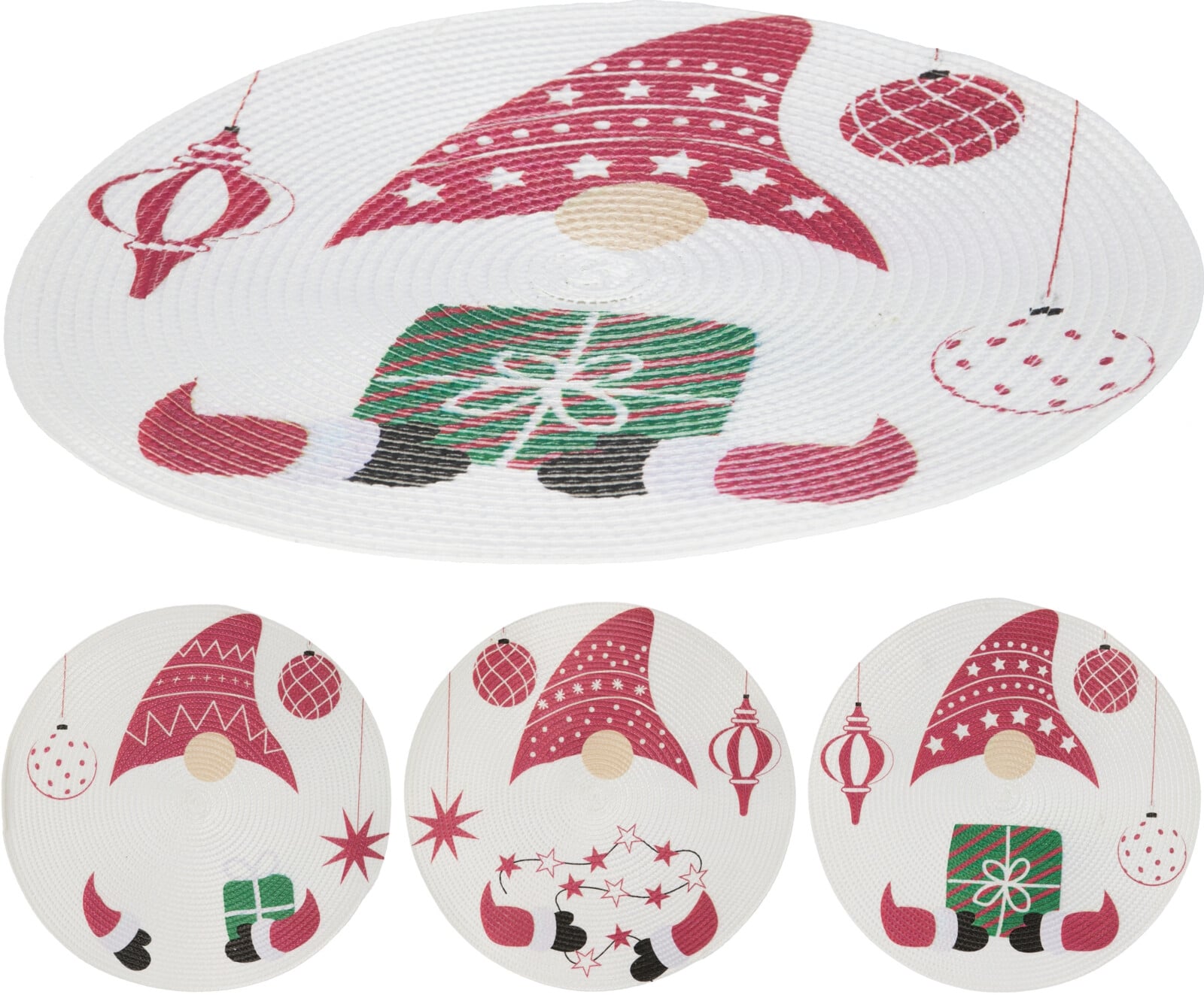 Коледна подложка за хранене Gnome ø 38 см микс