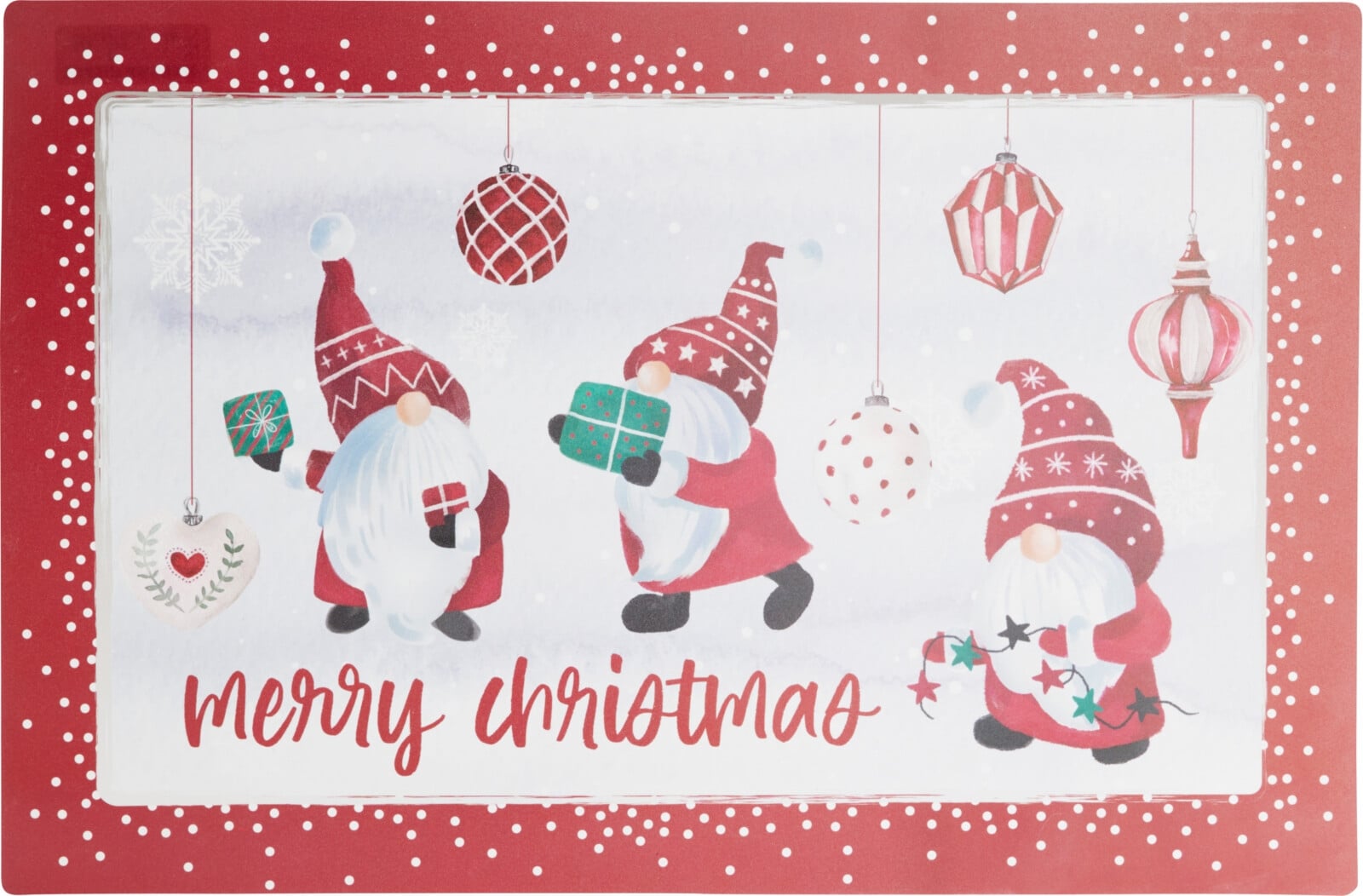 Коледна подложка за хранене Gnome 43,5 х 28,5 см