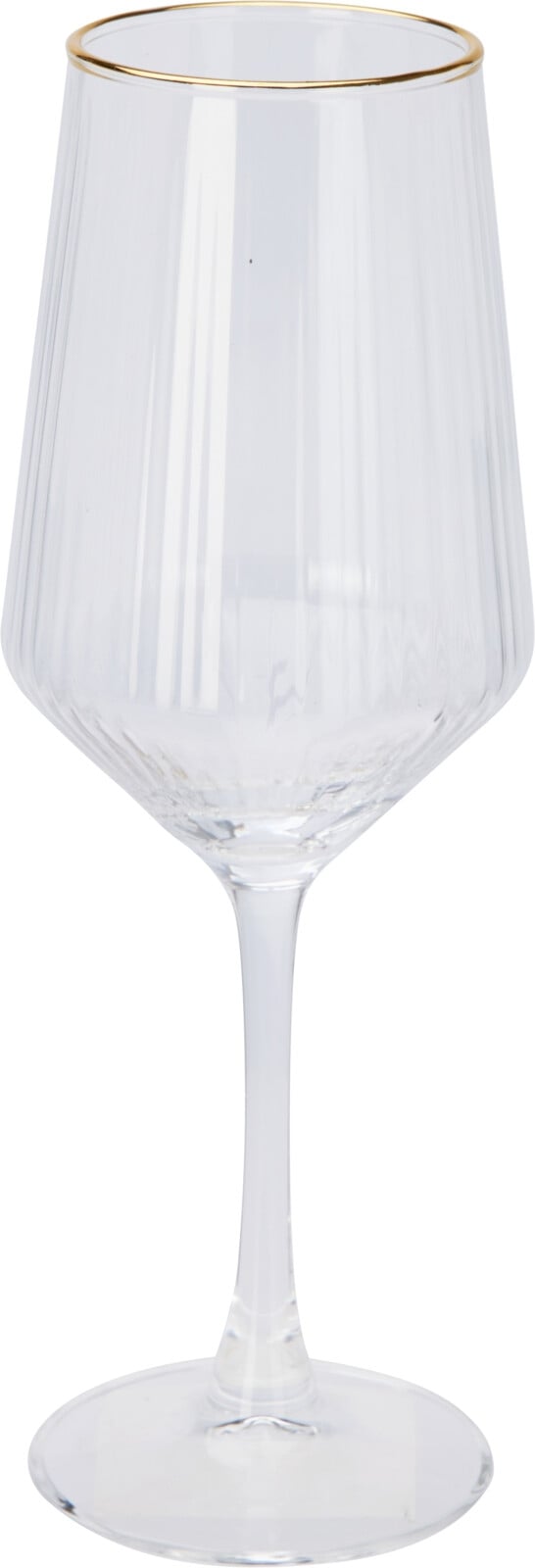 Чаша за вино със златен ръб 380 мл