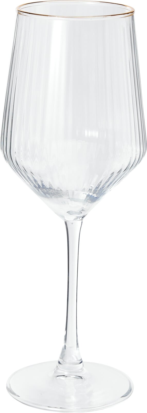 Чаша за вино със златен ръб 510 мл