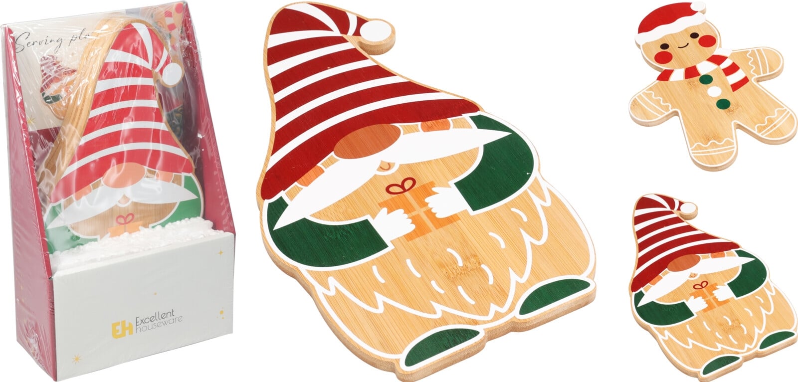 Коледен поднос за сервиране Figure 22 х 30 см микс