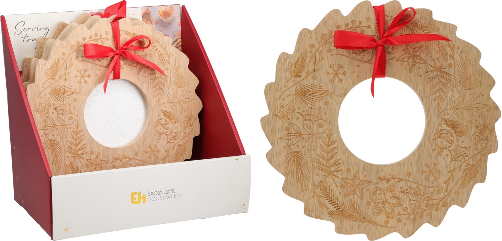 Коледен поднос за сервиране Венец ø 30 см