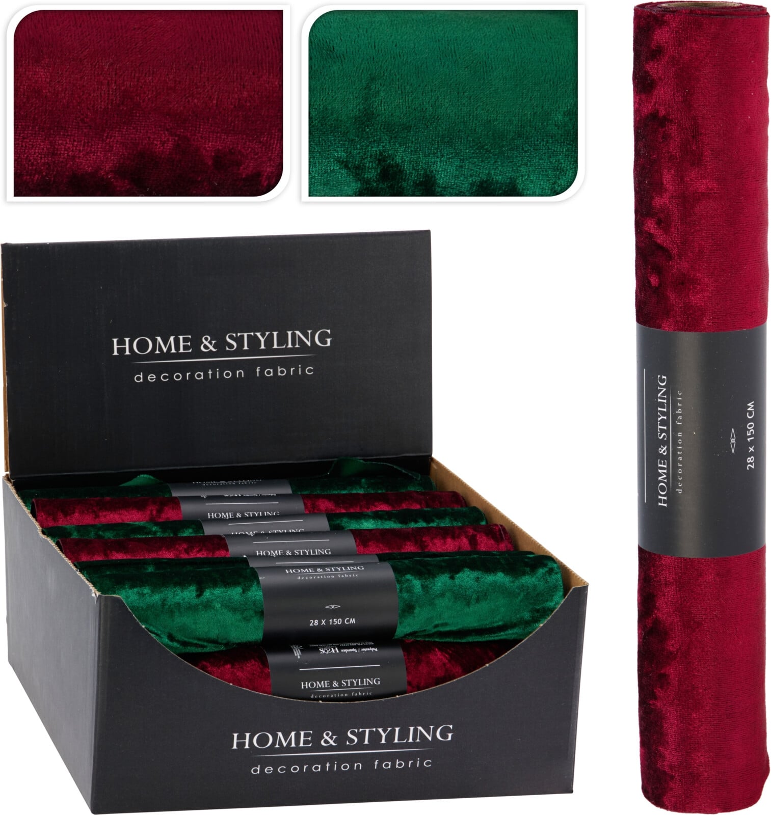 Коледен тишлайфер Velvet 28 х 150 см