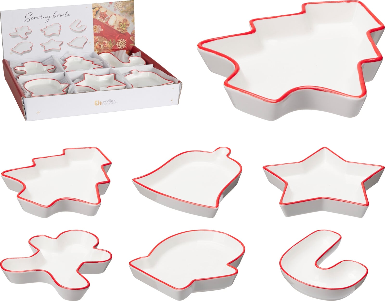 Коледна купа Xmas Shape 15 х 12,5 х 2,5 см микс