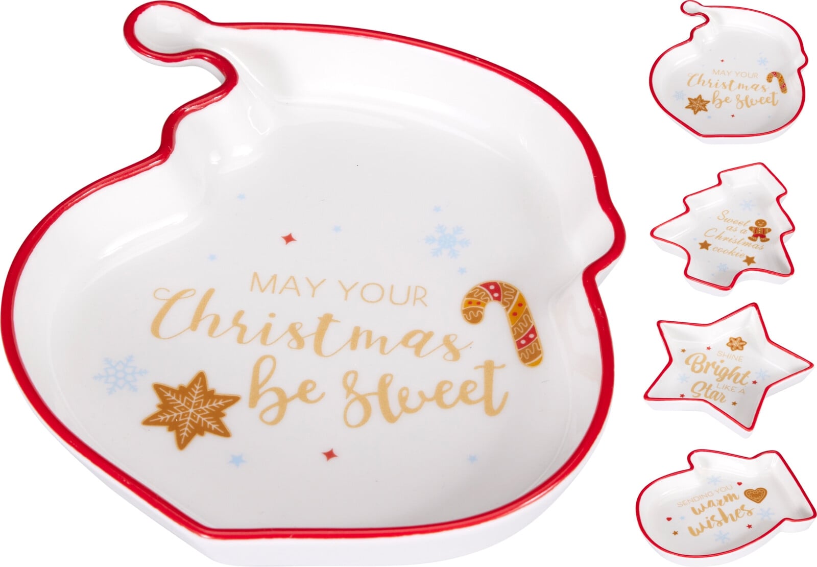 Коледна купа Xmas Shape 15 х 12,5 х 2,5 см микс