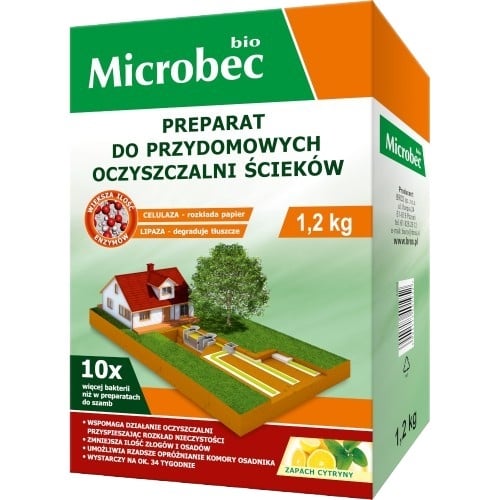 Активатор на системи за битови пречиствателни станции Bros Microbec 1,2 кг