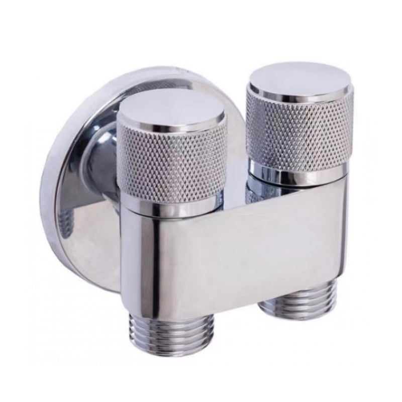 Двоен вертикален кран ELS-105 1/2x1/2x1/2''