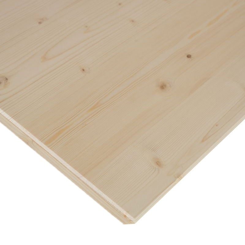 Трислоен панел смърч 1250х625х19 мм