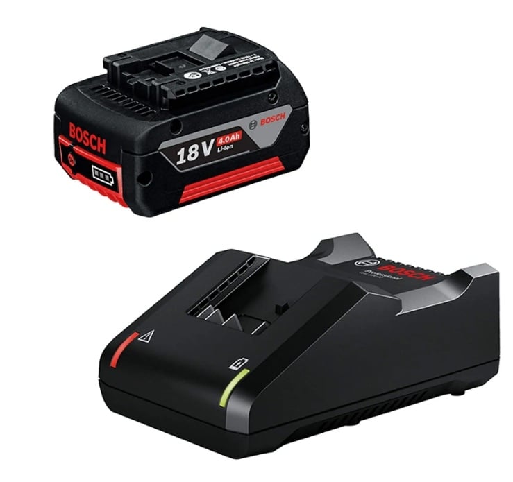 Акумулаторна батерия и зарядно Bosch Professional GBA 18V 4,0Ah