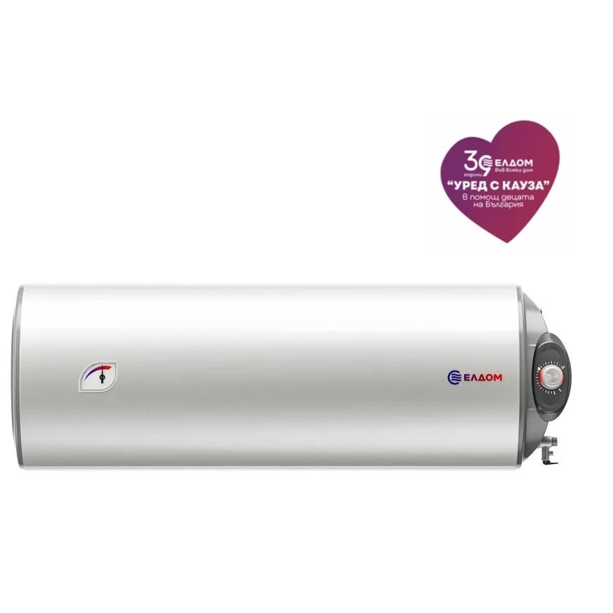 Комбиниран хоризонтален бойлер Елдом Favourite WHF08039FRSR 80л 2000W