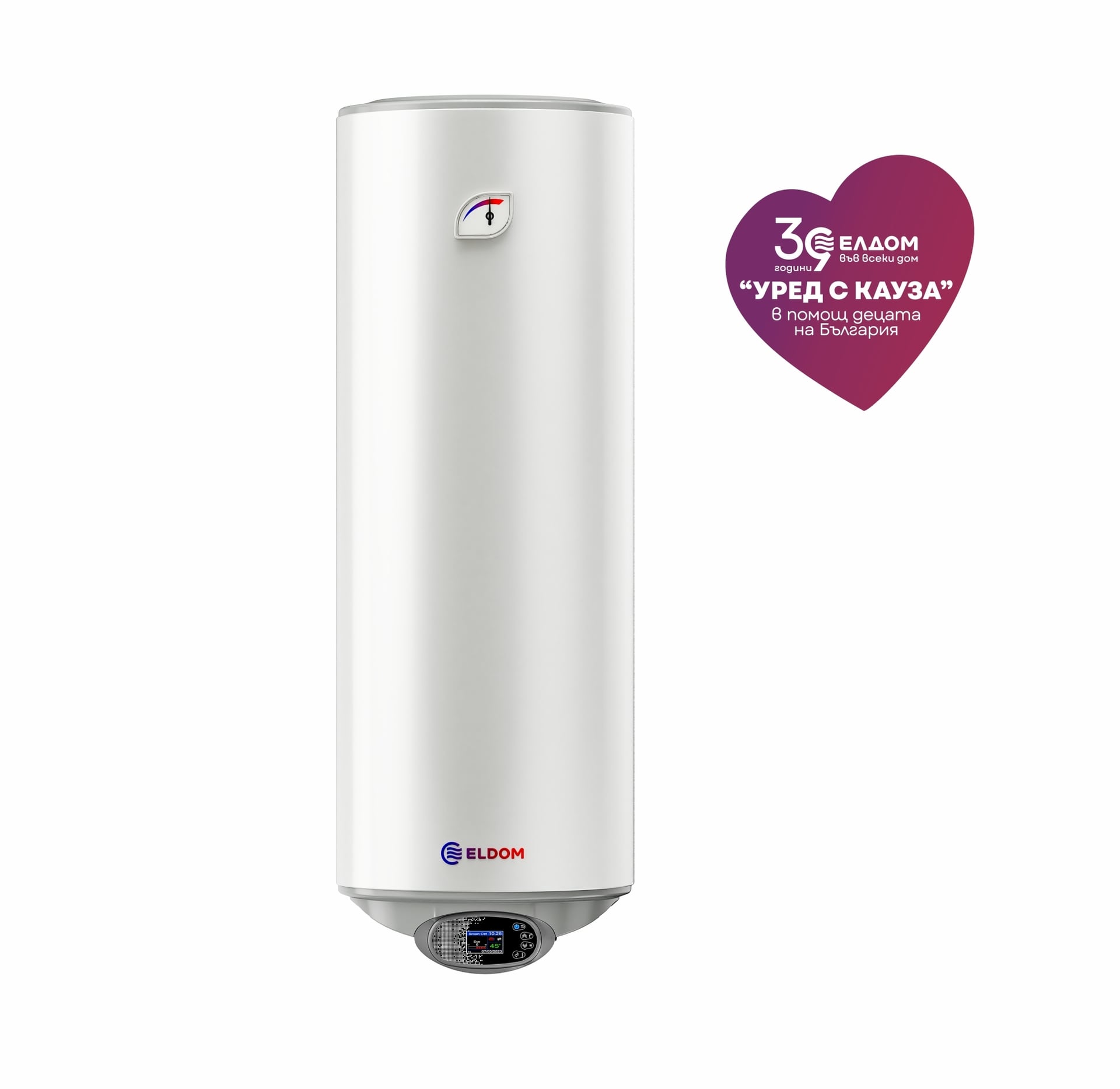 Вертикален бойлер Елдом Favourite WVF08039FEW Wi-Fi 80л 3000W