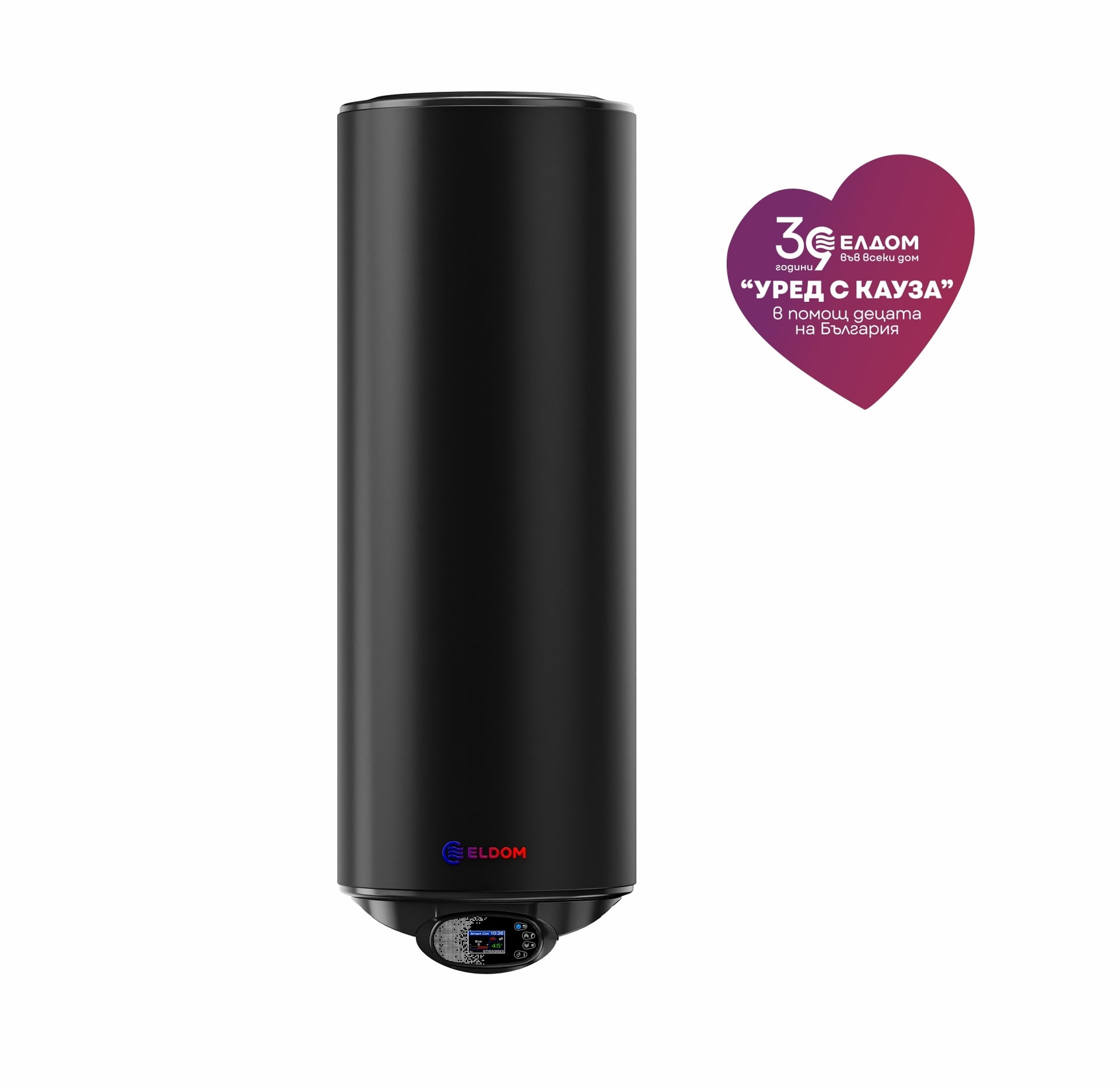 Вертикален бойлер с ел управление Елдом Favourite WVF08039FEW-B WI-FI 3000 W