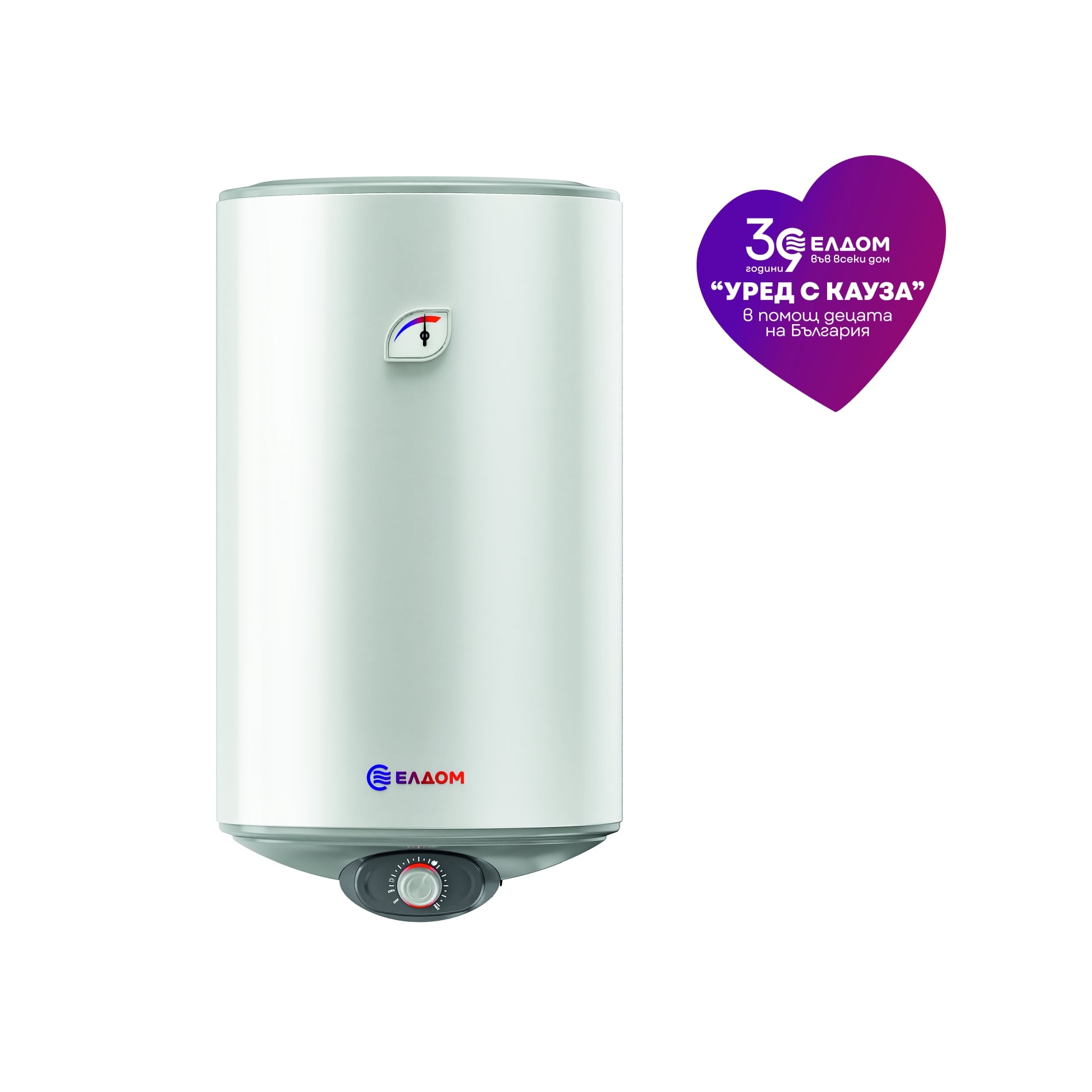 Вертикален бойлер Елдом Favourite WVF08046F 80л 3000W