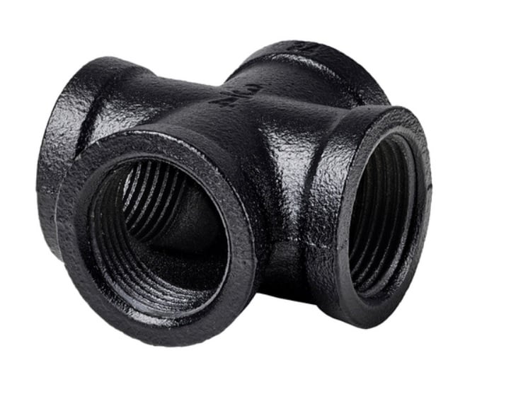 Чугунен четворник за тръбни сглобки Dolle Pipe Ж 3/4''