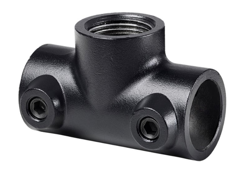 Монтажен тройник с фиксатори за тръби по система Dolle Pipe Ж 3/4''