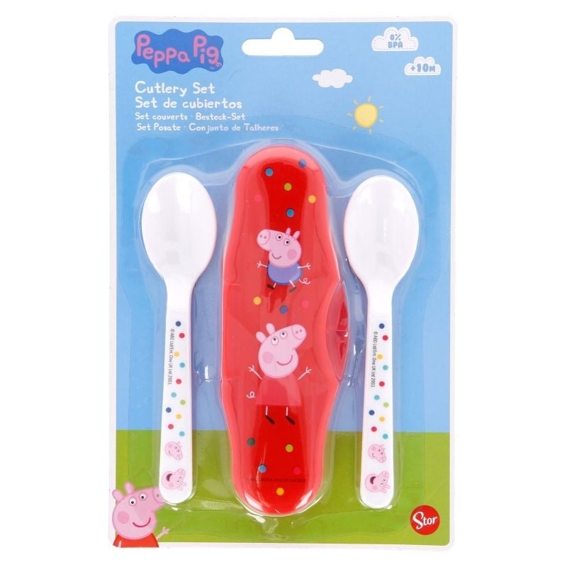 Детски прибори за хранене Peppa Pig 3 части