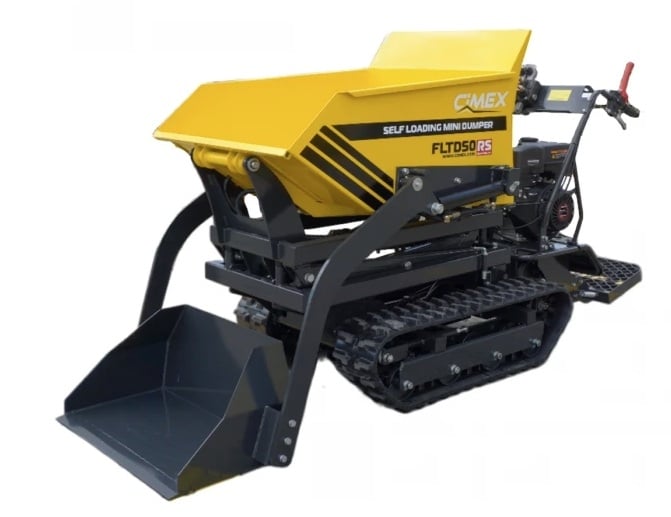 Самонатоварващ се верижен мини дъмпер Cimex FLTD50 500кг 6.62kW