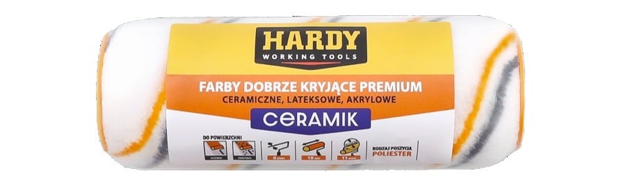 Валяк Hardy Ceramik 18см 11мм ф48мм