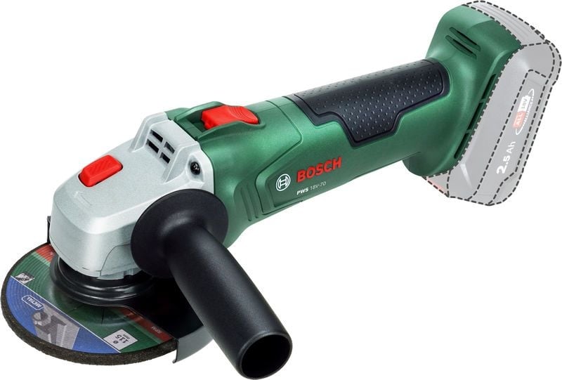 Акумулаторен ъглошлайф Bosch PWS 18V-70 18V 125мм без батерия и зарядно