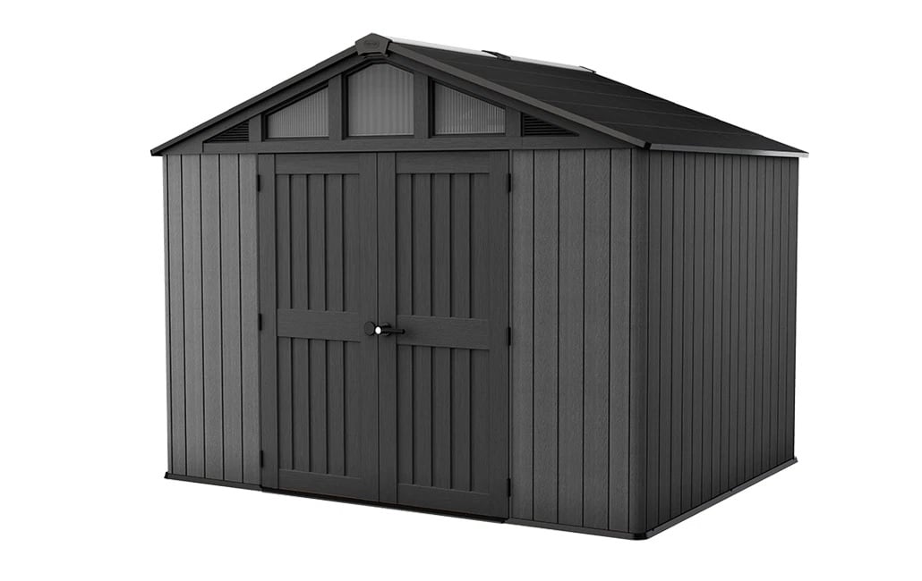 Градински навес Keter Stronghold 8x8 сив / антрацит 254х228х220см