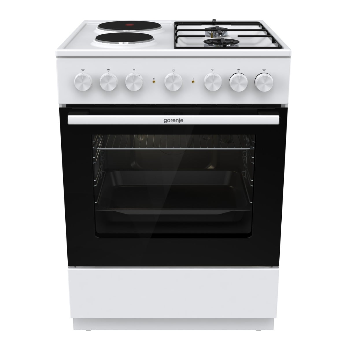 Комбинирана готварска печка Gorenje GK6B40WG 60см