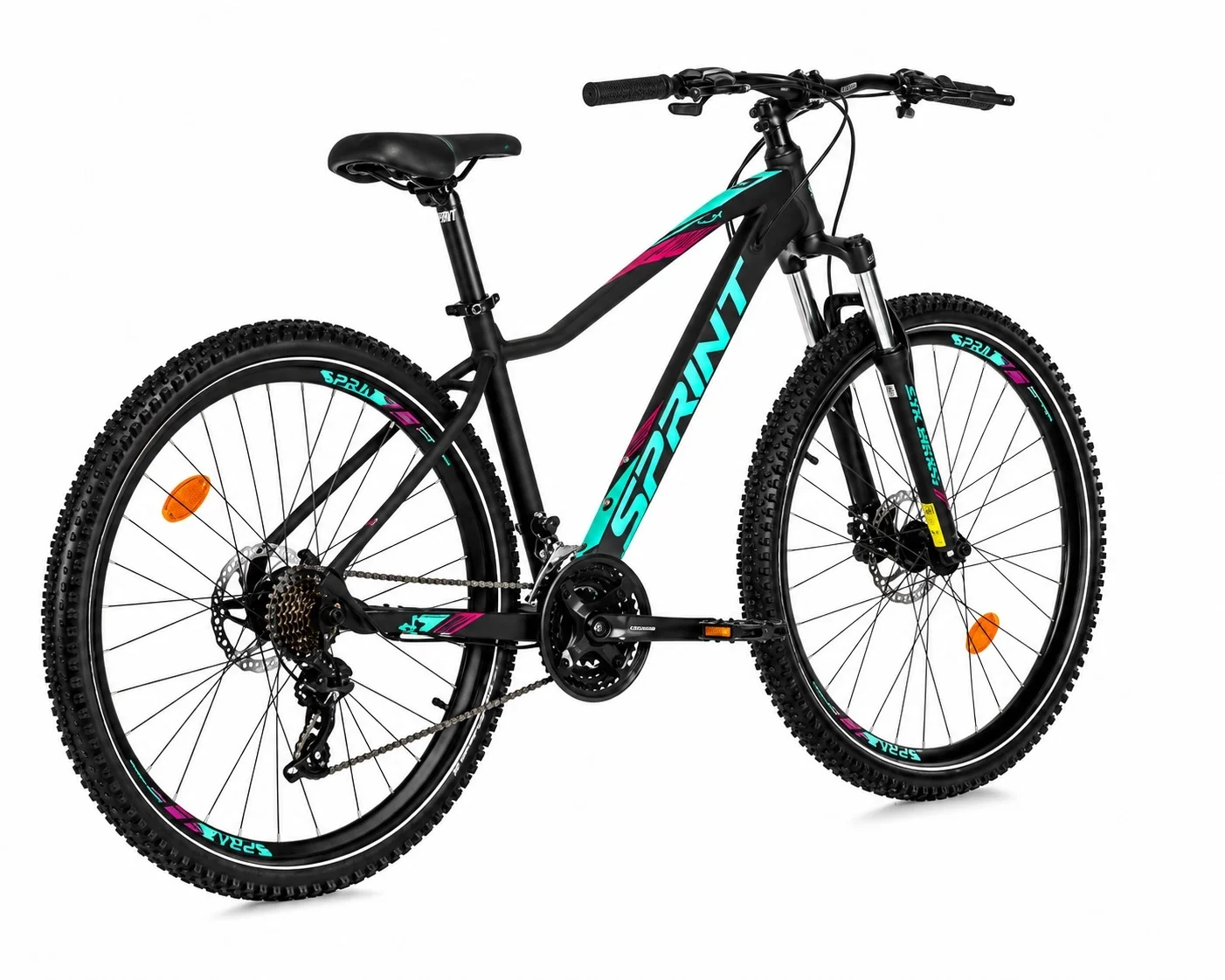 Велосипед Sprint Maverick Lady черен мат / резeда / виолетово 27,5" x 44