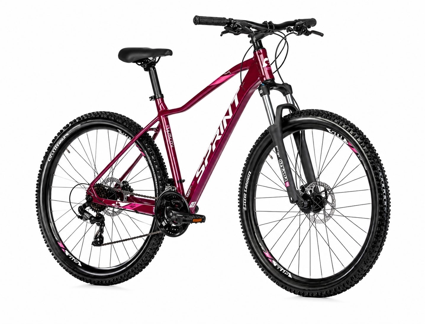 Велосипед Sprint Maverick Lady виолет / бяло / розово 27,5" x 44