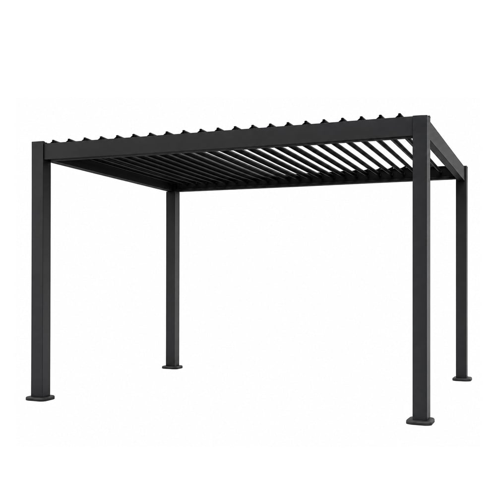 Алуминиева пергола My Garden Louver TLC190 3x4м антрацит