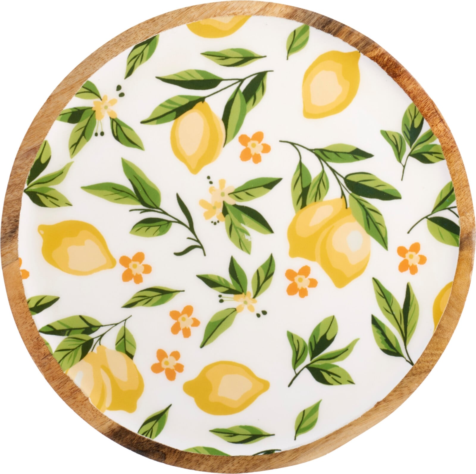 Чиния Lemon 25см,дърво
