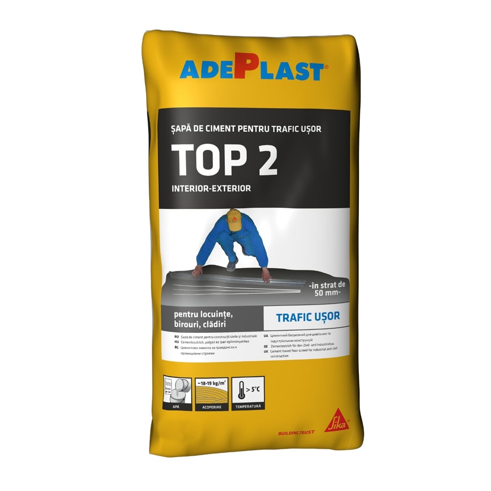 Подова циментова замазка Sika Adeplast Tоп 2 / 30кг
