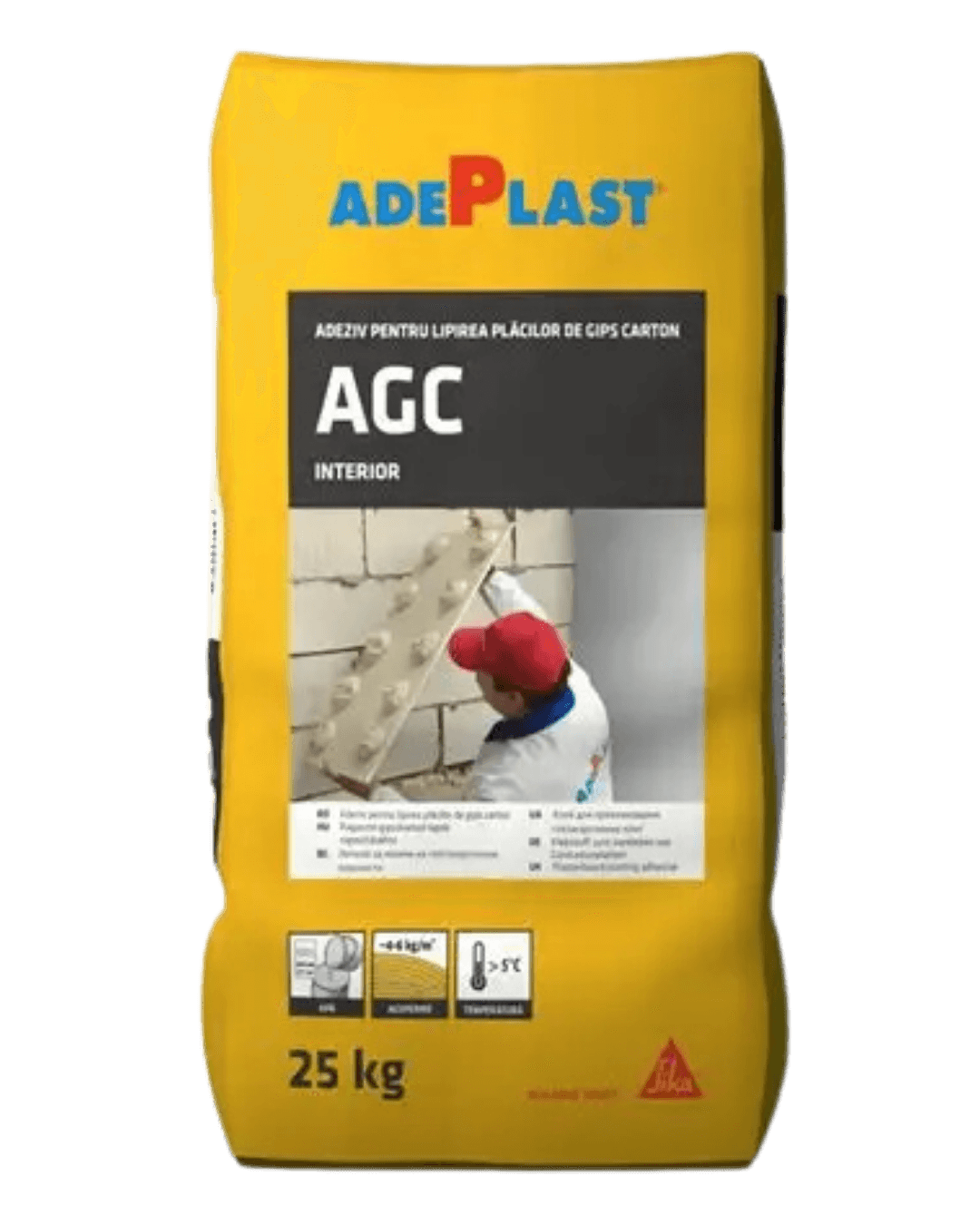 Лепило-шпакловкa за гипсокартон Sika Adeplast AGC 25кг