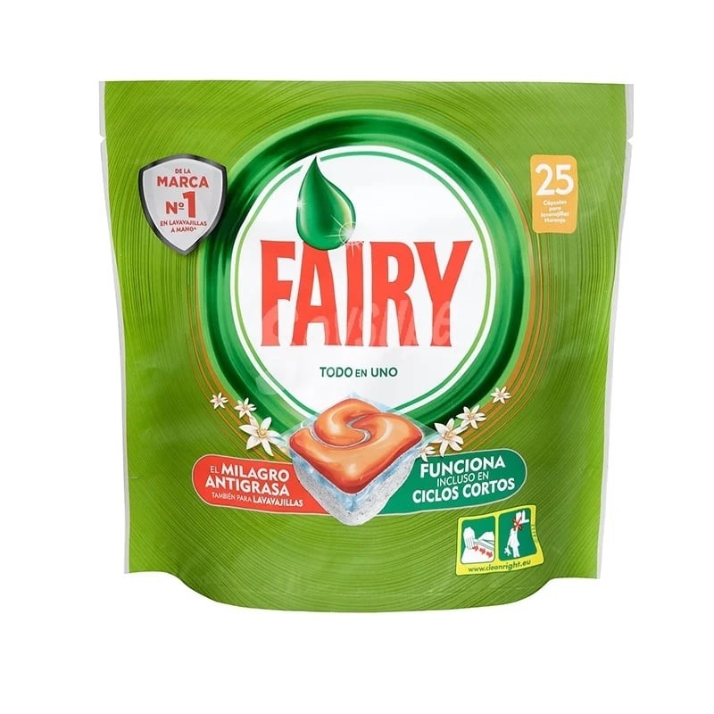 Таблетки за съдомиялна Fairy All in 1 Orange 25 броя