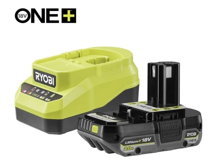 Комплект зарядно с литиева батерия Ryobi RC18120A-120C 18V 2.0Ah