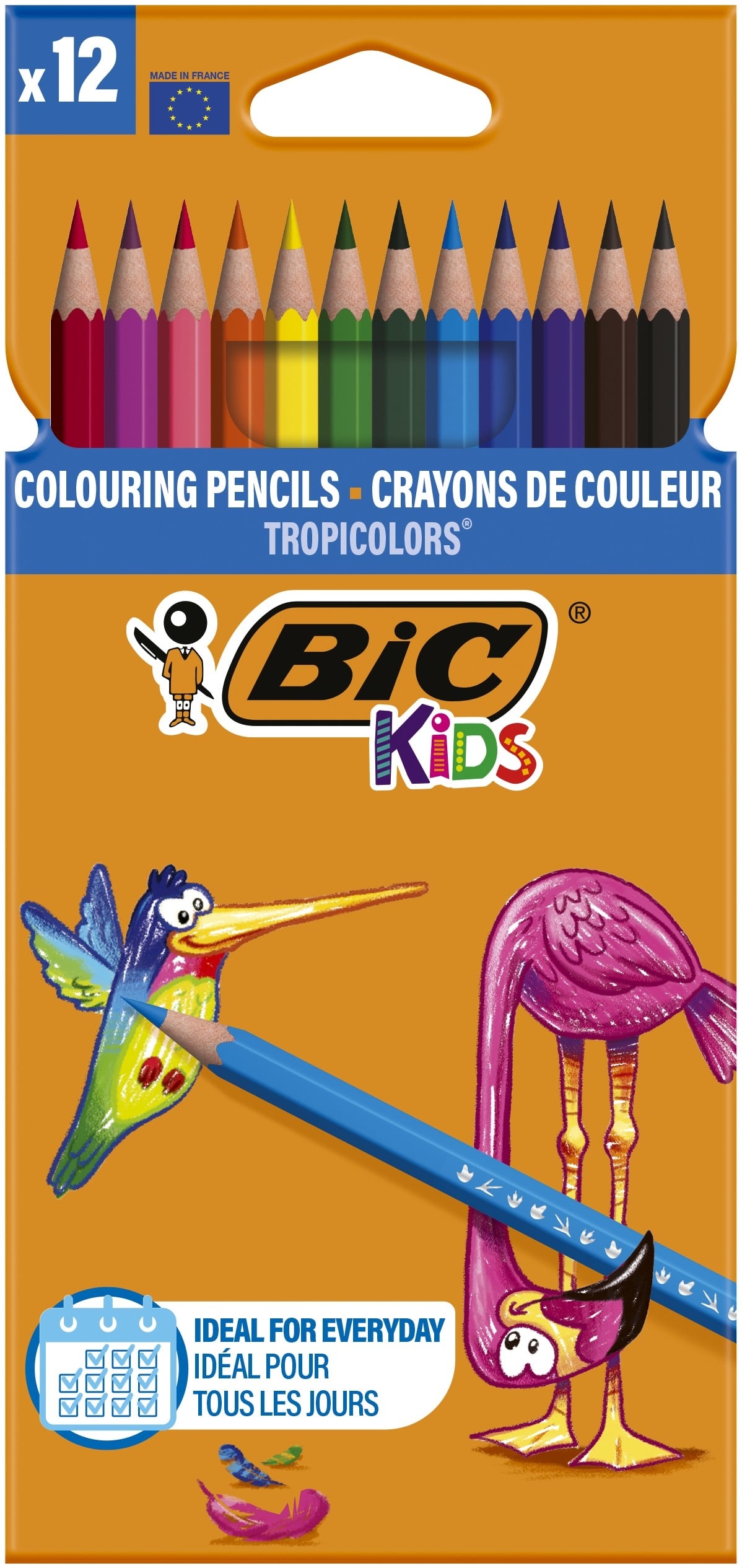 Цветни моливи BIC Tropicolor 12 цвята